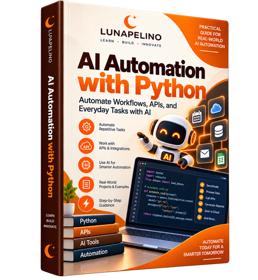 Ebook - AI Automation with Python: Automate Workflows, APIs
